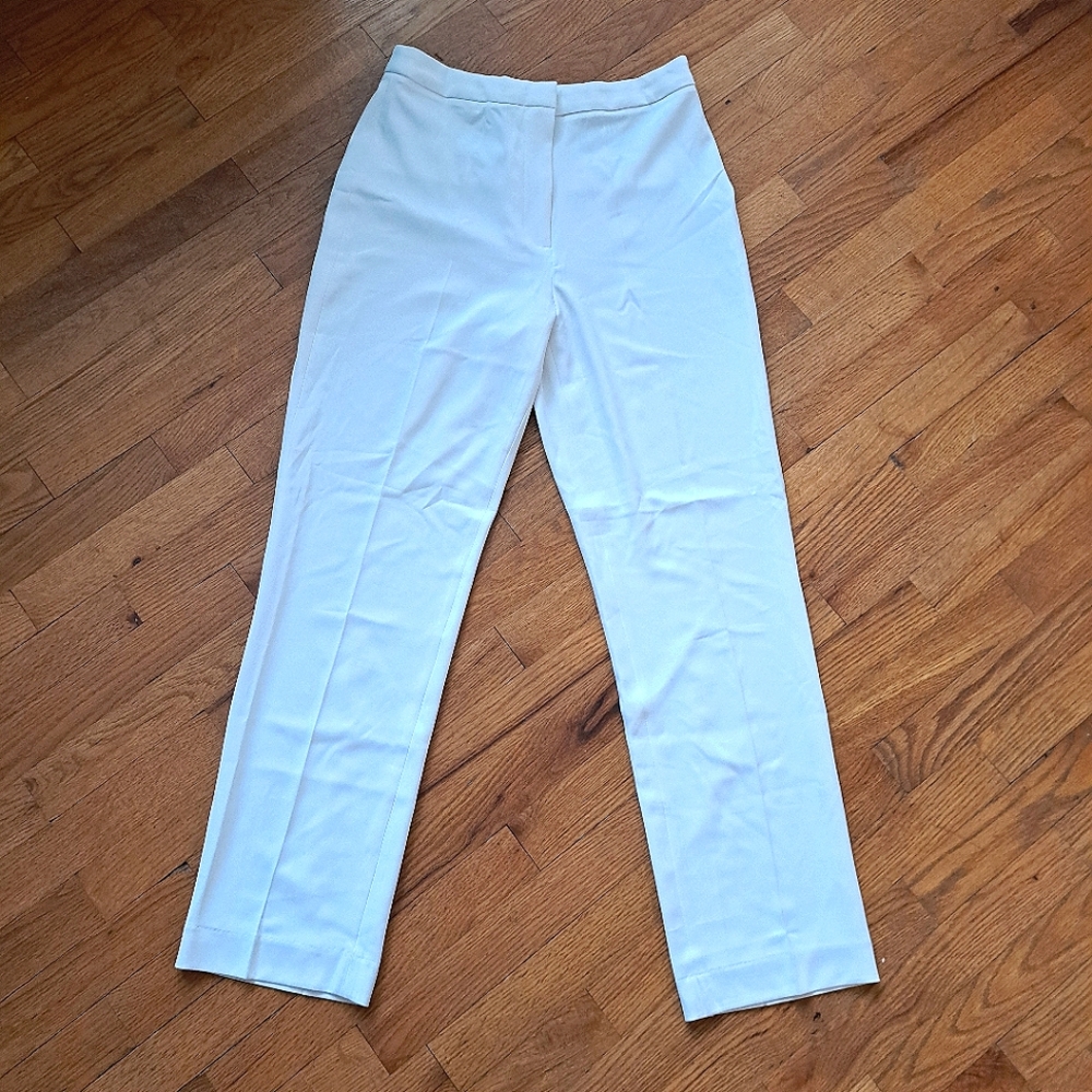 H&M Cream White Trouser Pants Sz 6